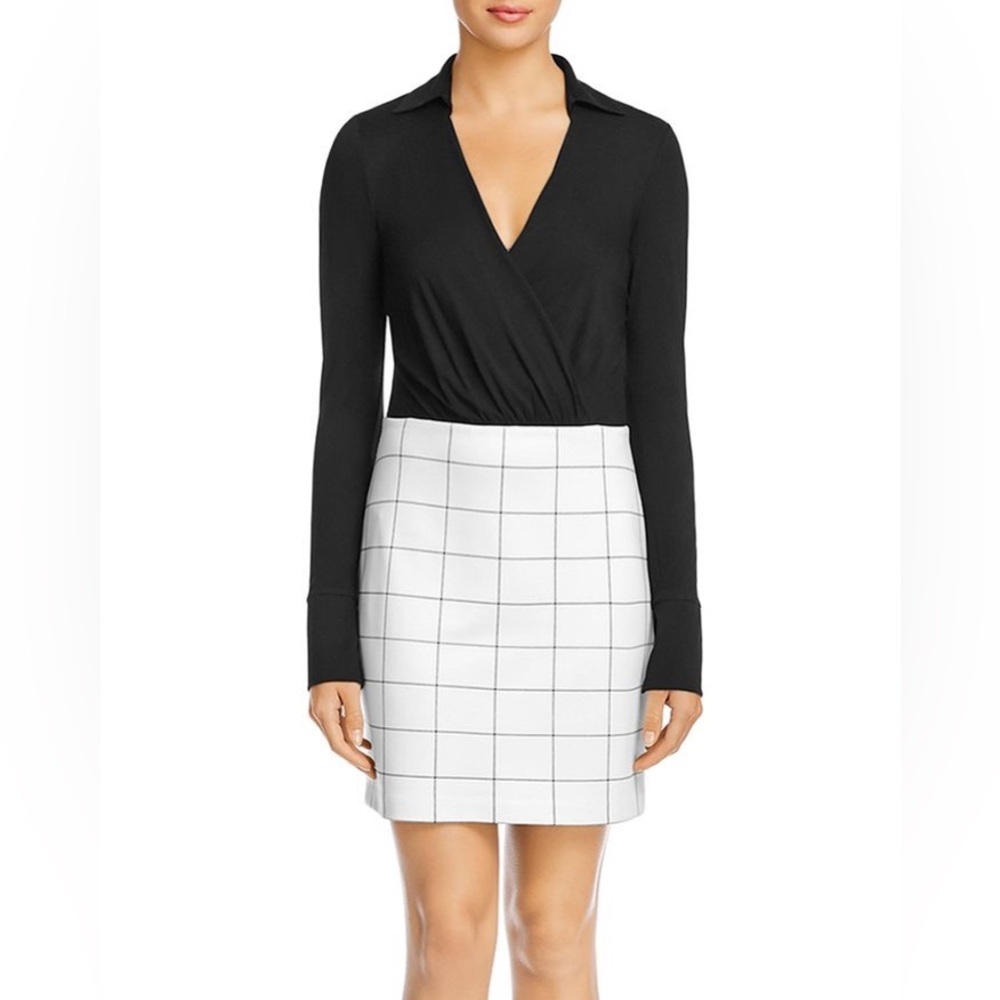 Bailey 44 Hayden Dress Small NWT Black and Cream